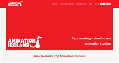 Desktop Screenshot of animationireland.com