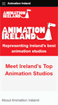 Mobile Screenshot of animationireland.com