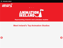 Tablet Screenshot of animationireland.com